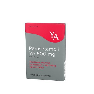 PARASETAMOLI YA 500 mg tabl 10 fol