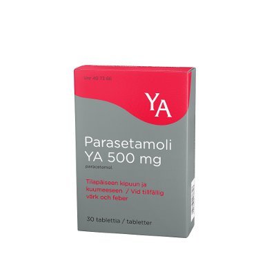 PARASETAMOLI YA 500 mg tabl 30 fol