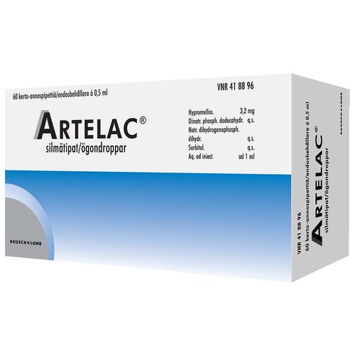ARTELAC 3,2 mg/ml silmätipat, liuos, kerta-annospakkaus 180x0,5 ml