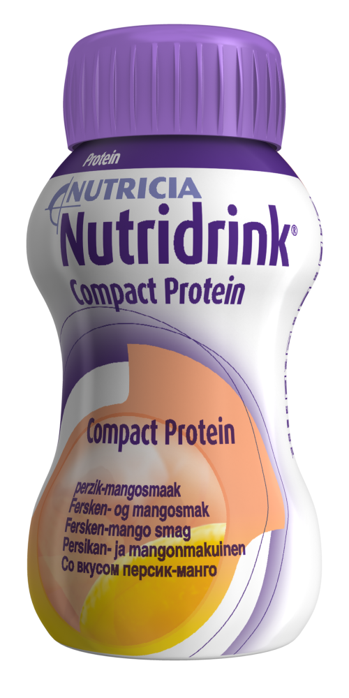Nutridrink compact protein persikka-mango 4X125 ml