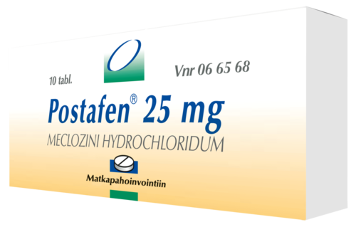 POSTAFEN tabletti 25 mg 10 fol