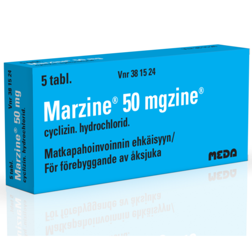 MARZINE tabletti 50 mg 5 fol