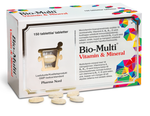 Bio-Multi Vitamin&Mineral 150 tabl