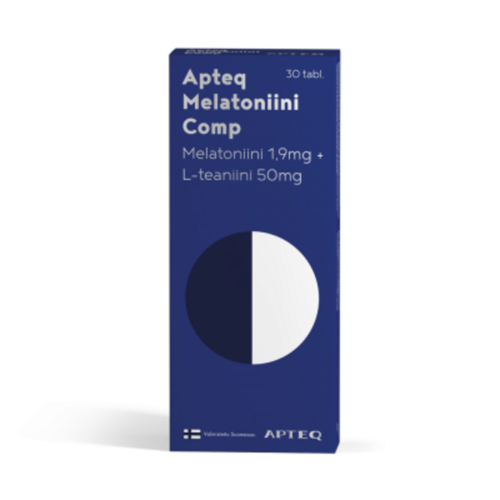 Apteq Melatoniini Comp 1,9 mg 30 tabl