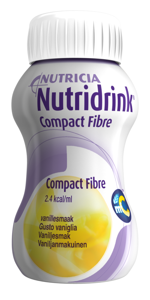 Nutridrink Compact Fibre vanilja 4x125 ml