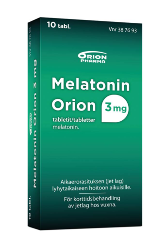 MELATONIN ORION tabletti 3 mg 10 fol