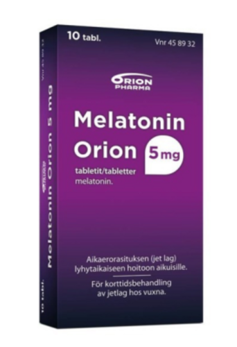 MELATONIN ORION tabletti 5 mg 10 fol